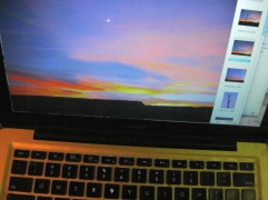 Sunset Laptop
